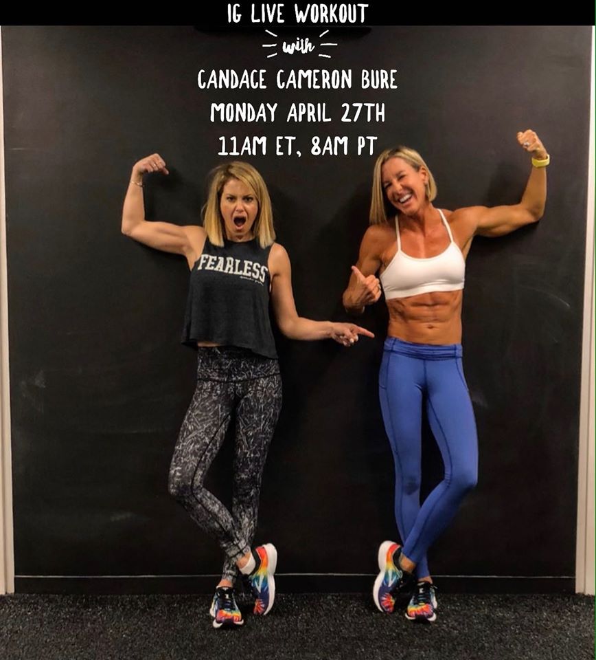 Candace and Kira Stokes Going to Workout