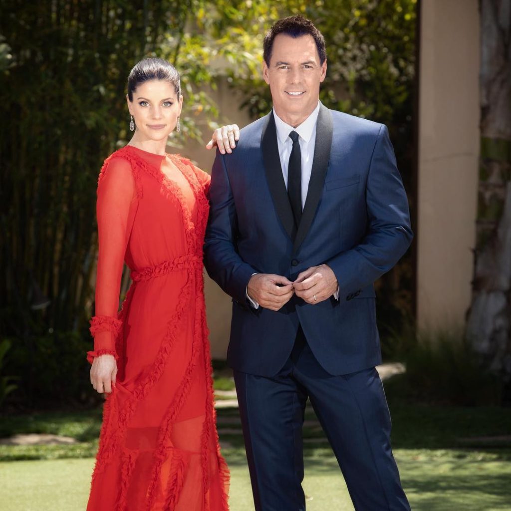 Mark Steines & Debbie Matenopoulos Look Stunning at The Emmy Awards