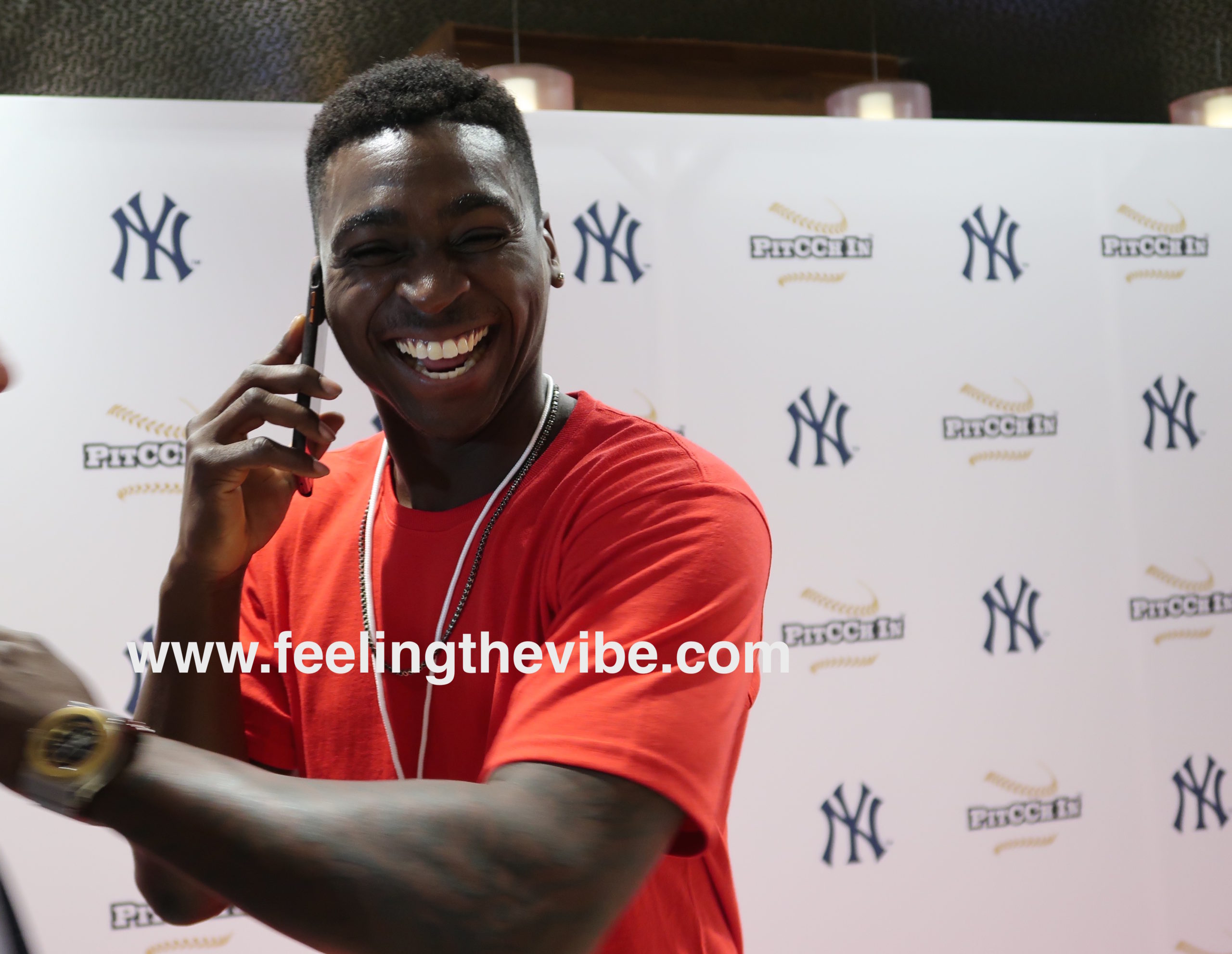 Didi Gregorius at CC Sabathia's Charity Softball Game - 2018