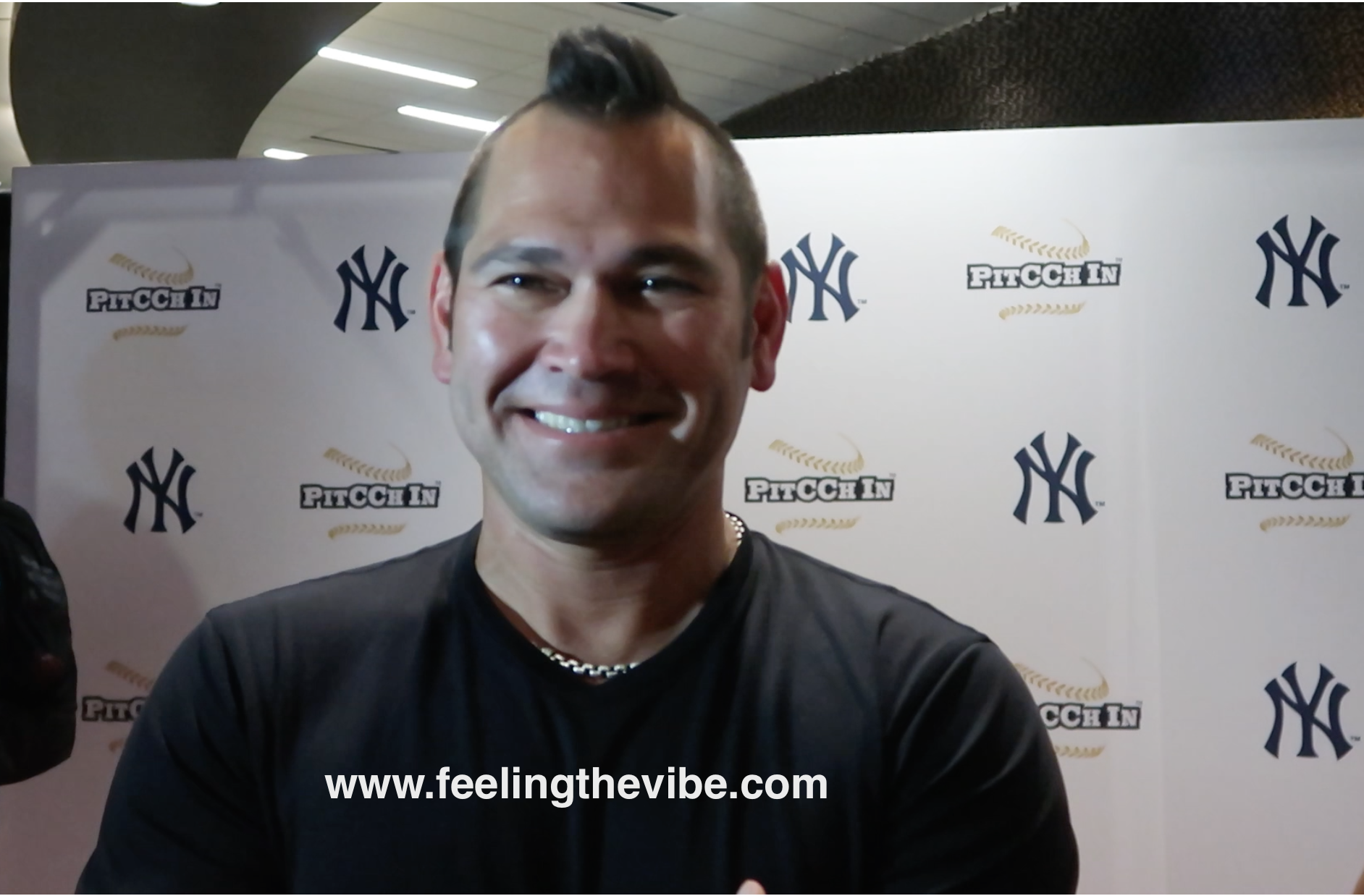 Johnny Damon at CC Sabathia's Charity Softball Game