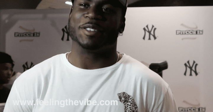 Quincy Enunwa NY Jets Interview at CC Sabathia's Softball Game