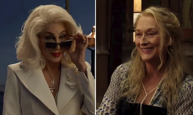 Cher and Meryl Streep in Mamma Mia 2