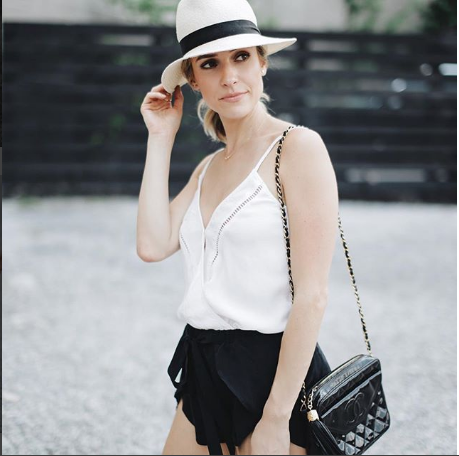 Kristin Cavallari Styling in a Hat