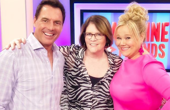Mark Steines and Caroline Rhea on Caroline & Friends