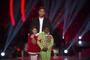 ARIANA GREENBLATT, BRANDON ARMSTRONG, ARTYON CELESTINE IN DWTS JUNIORS FINALS