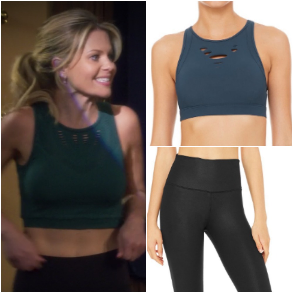 Candace Cameron's Sports Bra and Leggings from Fuller House