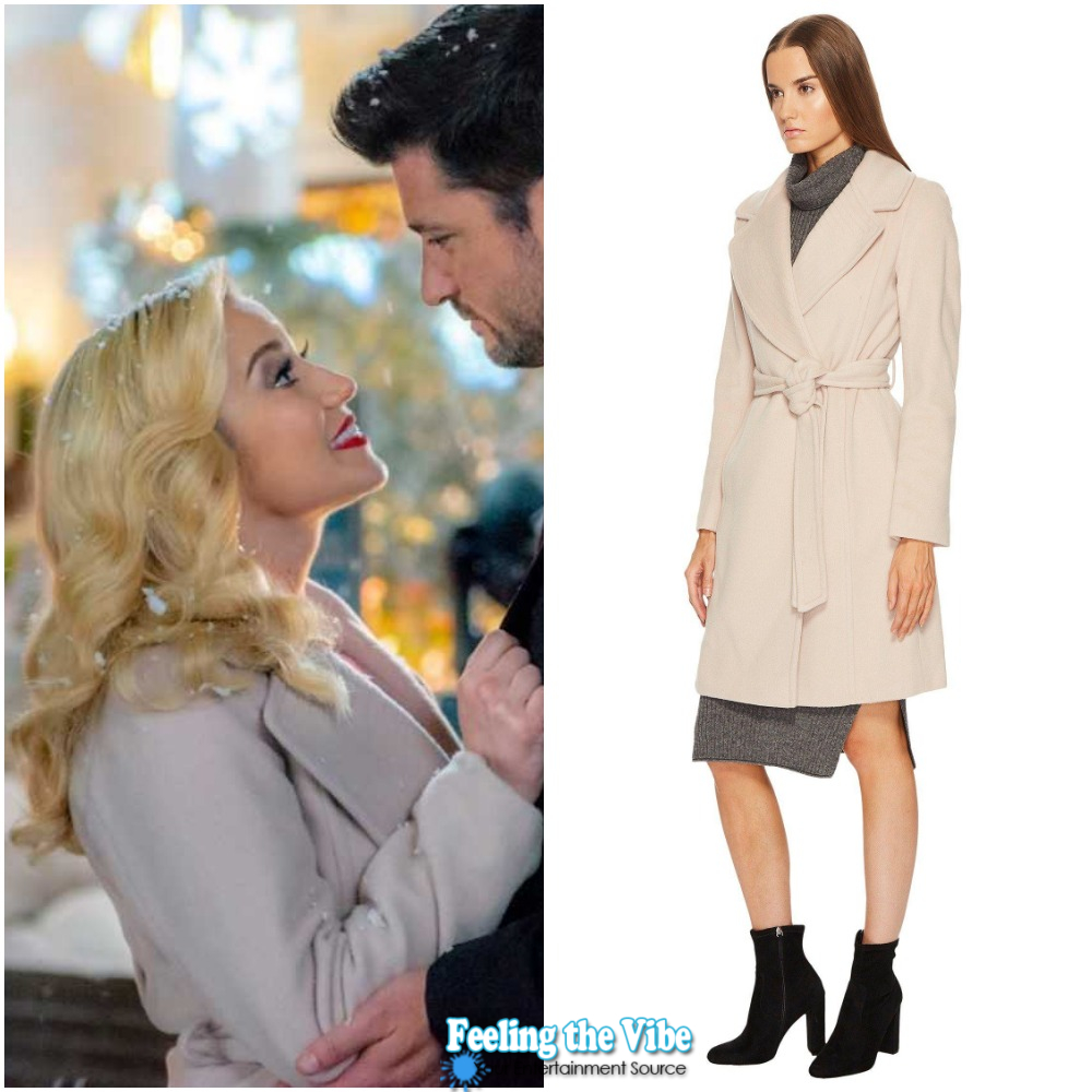 Kellie Pickler Taupe Coat from Hallmark Movie