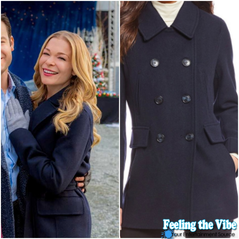 Leann Rimes Blue Coat from 'It's Christmas, Eve'