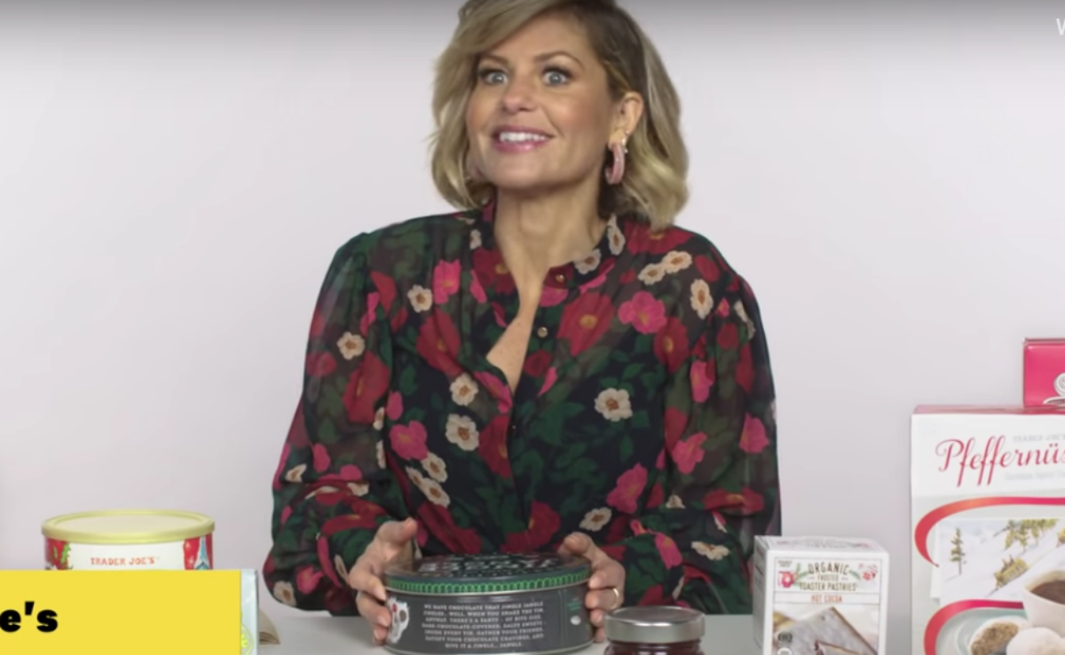 Candace Cameron Tastes Trader Joe's Treats