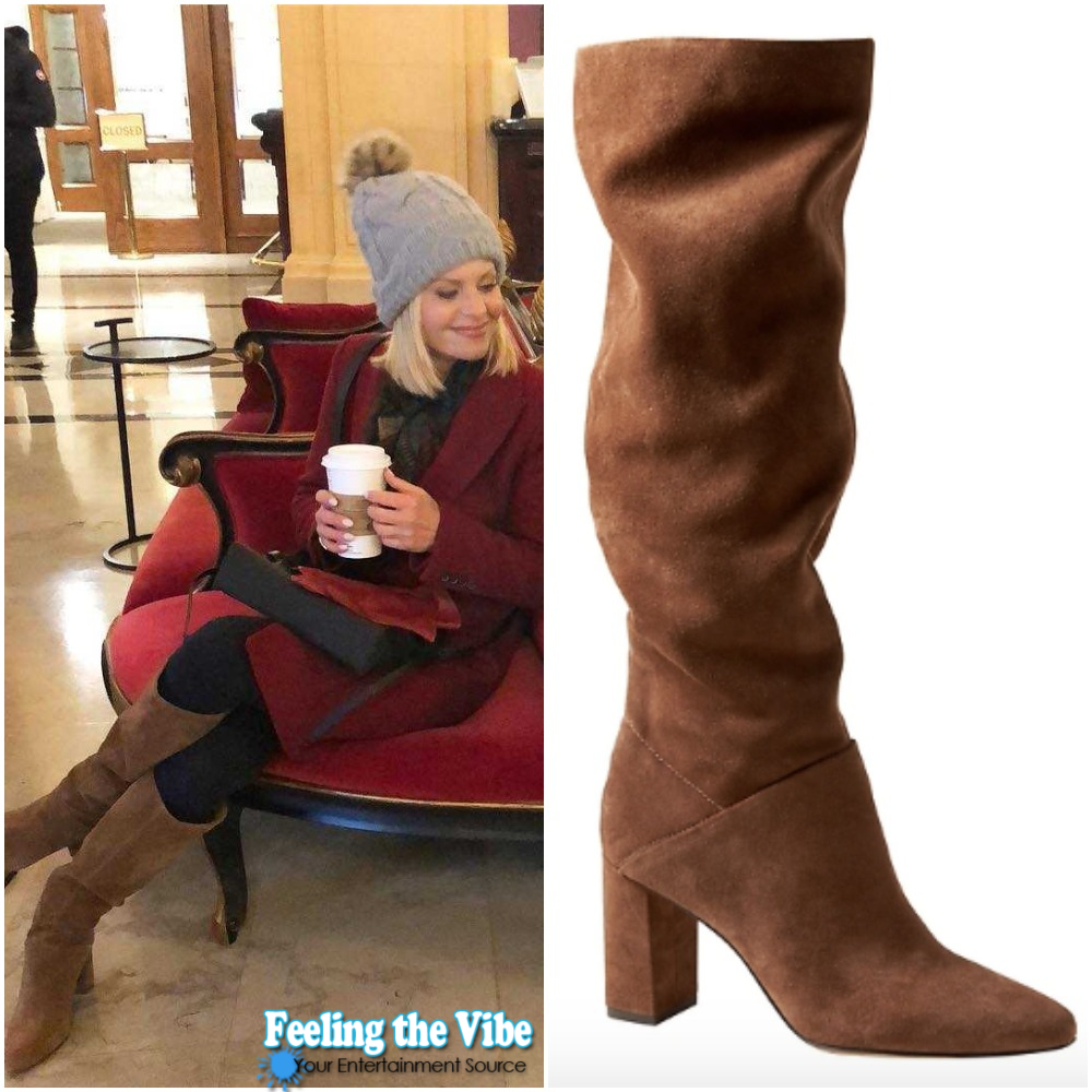 Candace Cameron Brown Boots from 'A Shoe Addict's Christmas'