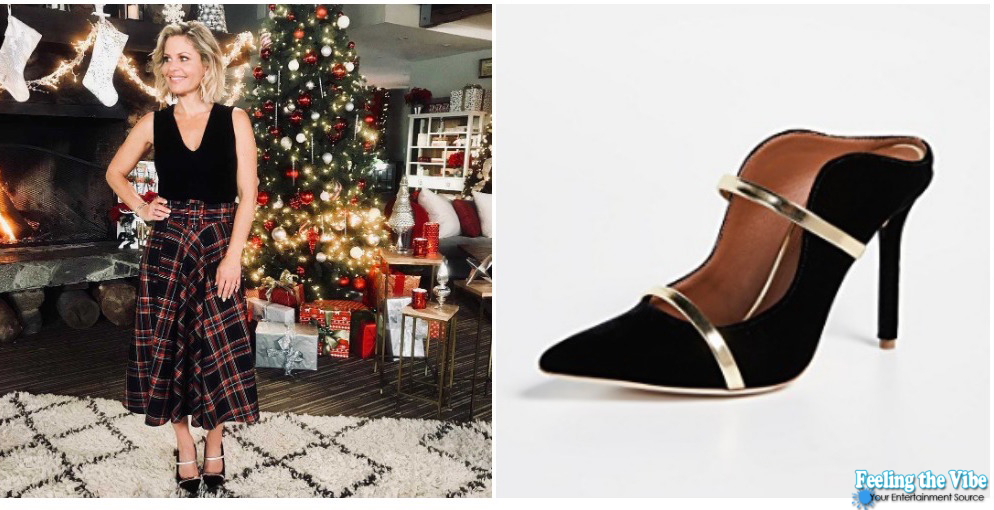 Candace Cameron Black Heels from 'A Shoe Addict's Christmas'