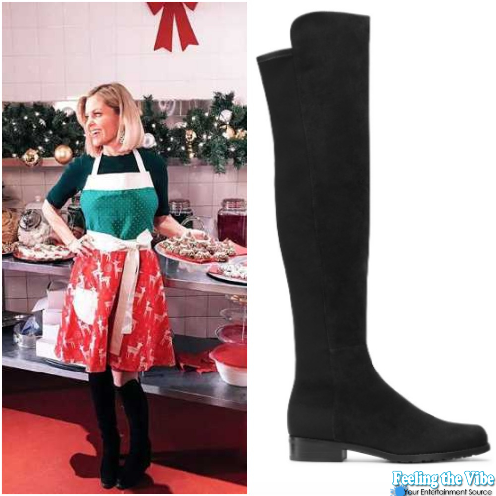 Candace Cameron Black Boots from 'A Shoe Addict's Christmas'