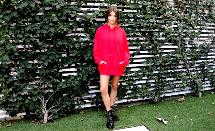 Red Oversize Sweatshirt - Olivia Jade X Princess Polly