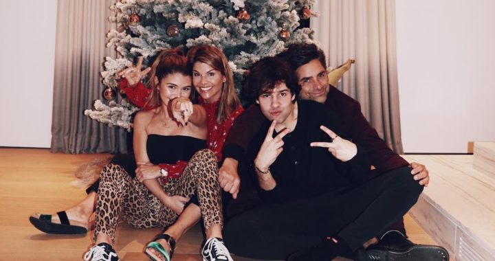 Olivia Jade with Lori Loughlin, John Stamos and David Dobrik for YouTube Video