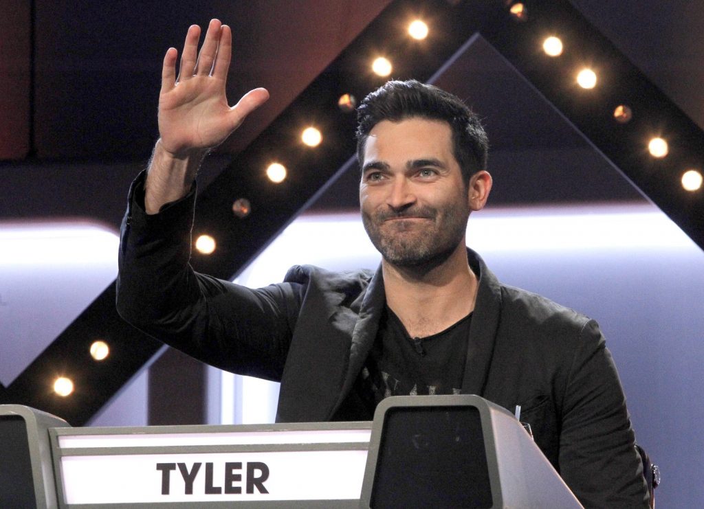 Tyler Hoechlin in ABC's Match Game on January 9, 2019
