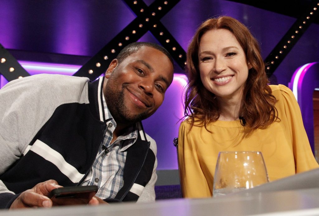 Kenan Thompson and Ellie Kemper on ABC's Match Game on January 9, 2019