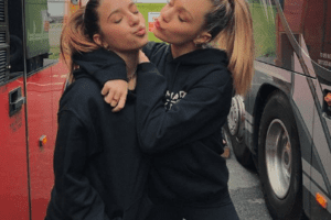 Maddie and Mackenzie Ziegler in London 2019