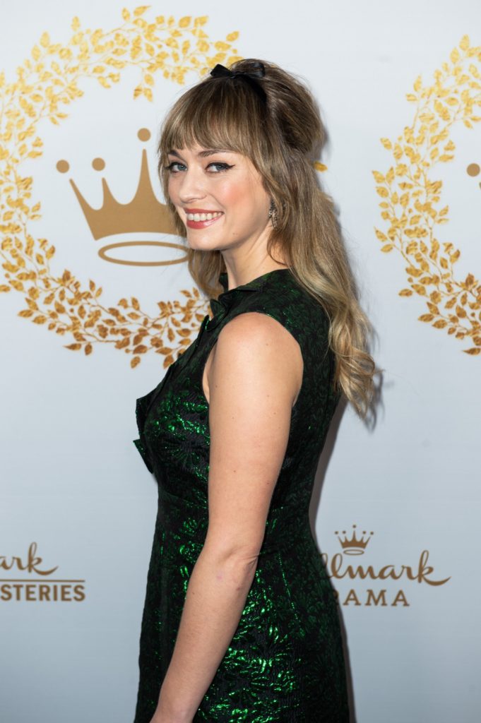 Britt Irvin at 2019 Hallmark Channel TCA's