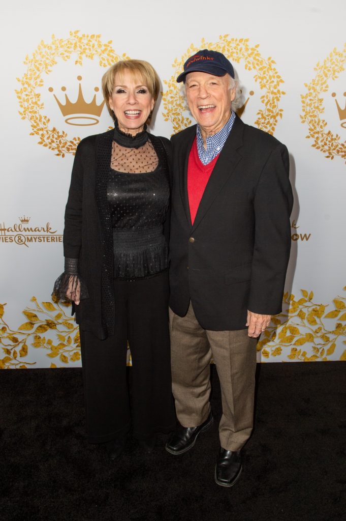 Louise DuArt and Squire Rushnell at the 2019 Hallmark Channel TCA's
