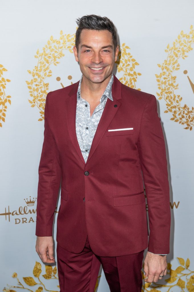 Brennan Elliott at the 2019 Hallmark Channel TCA's