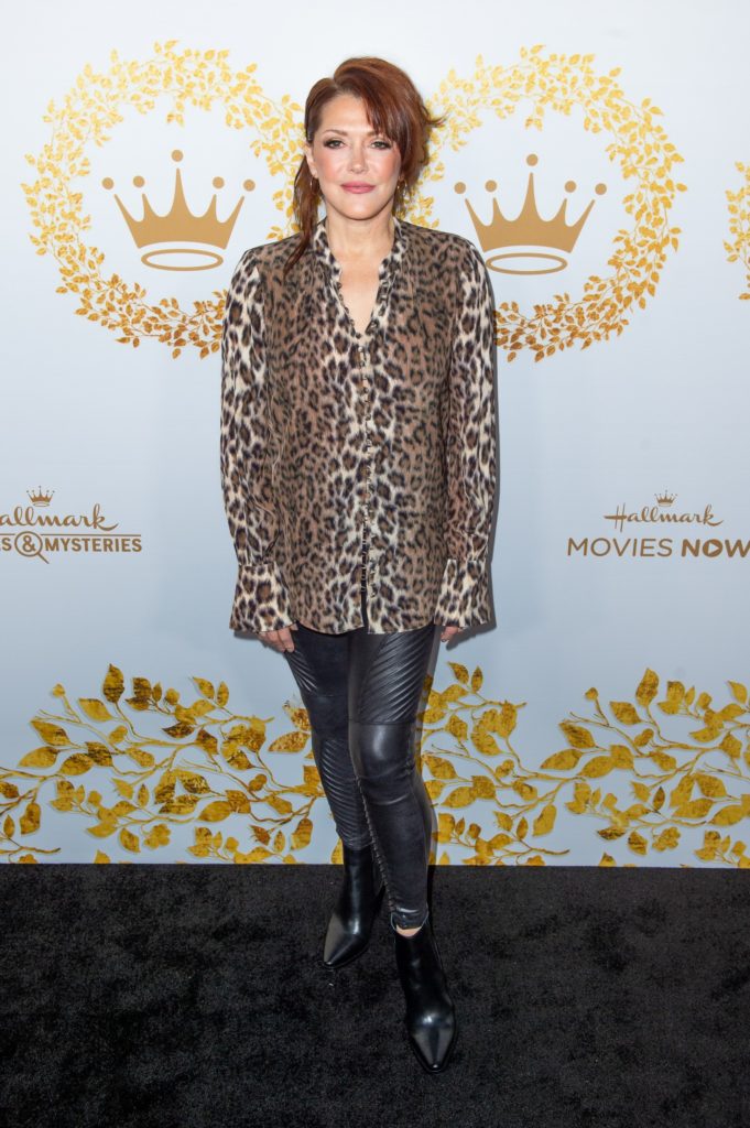 Lynda Boyd at the 2019 Hallmark Channel TCA's