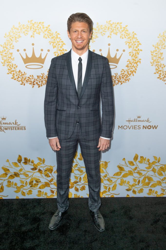 Andrew Francis at the 2019 Hallmark Channel TCA's