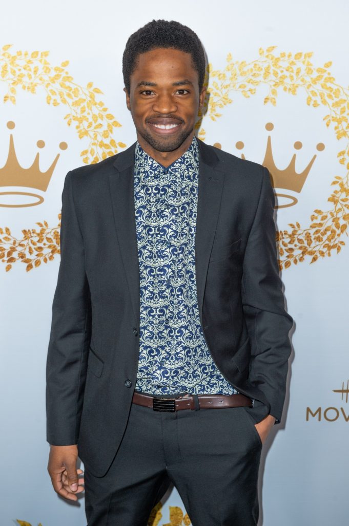 Dewshane Williams at the 2019 Hallmark Channel TCA's