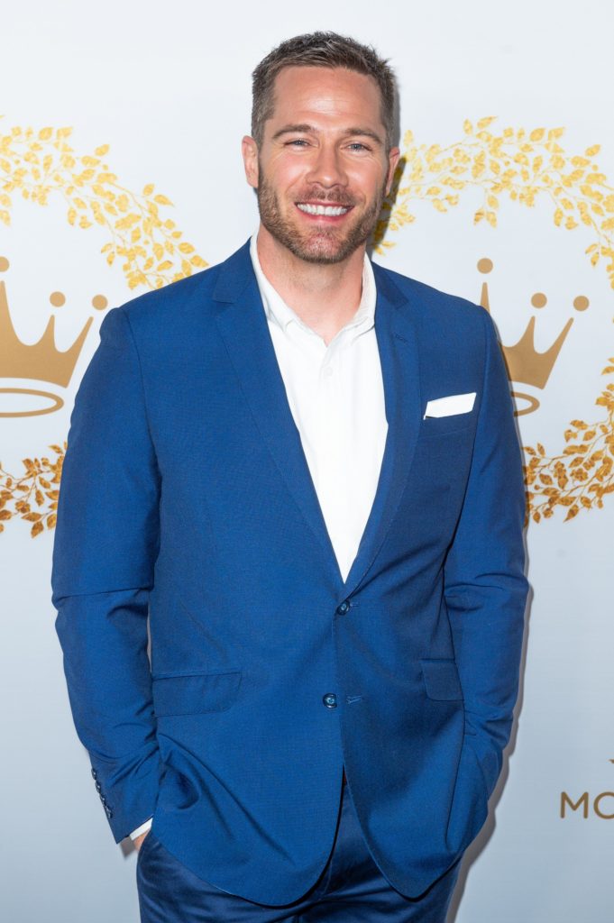 Luke Macfarlane at the 2019 Hallmark Channel TCA's