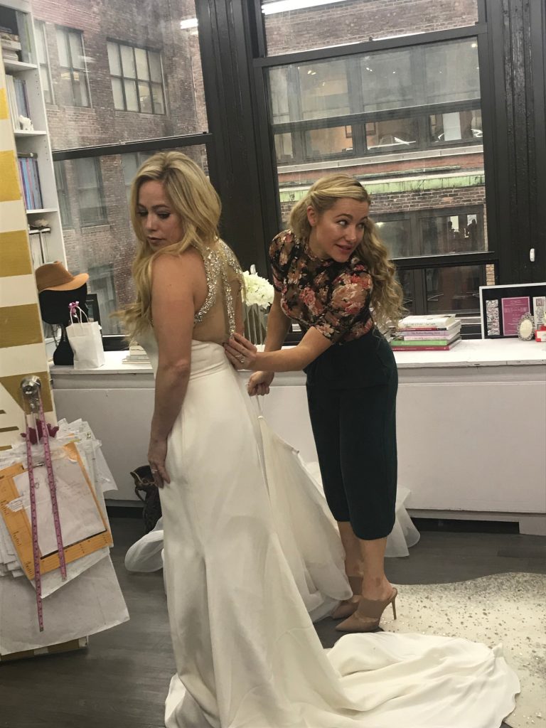 Behind the scenes of Sabrina Bryan's "Say Yes to the Dress" Episode