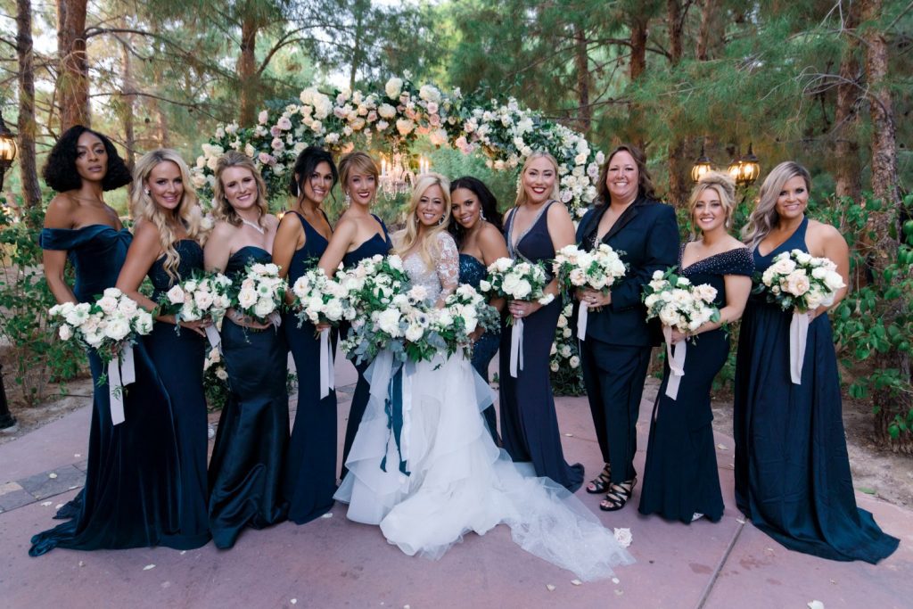 Sabrina Bryan and Bridesmaids including Kiely Williams