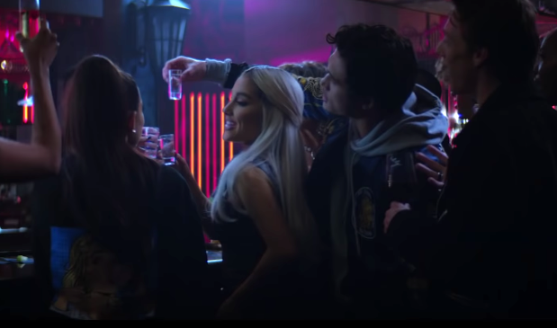 Charles Melton in Ariana Grande's Video