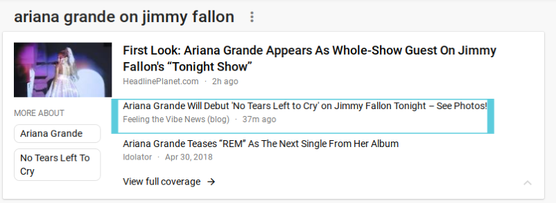 Ariana Grande Coverage on FTV