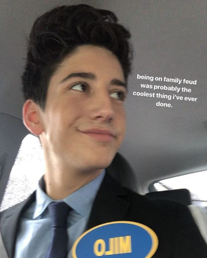 Milo Manheim will be on 'Celebrity Family Feud'