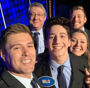 Milo Manheim and Family on Family Feud 2019