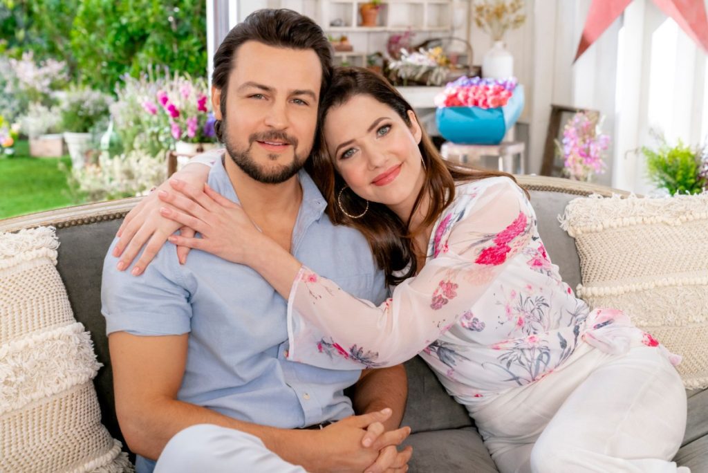 Tyler Hynes and Julie Gonzalo for 2019 Hallmark Channel Spring Fever