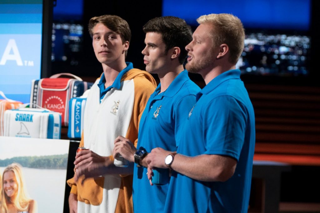 Teddy, Logan and Austin from Kanga to Keep Beverages Cold Appear on ‘Shark Tank’