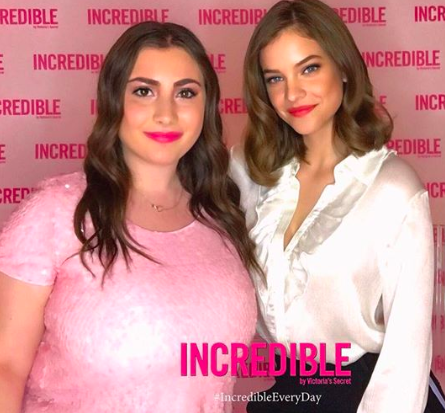 Barbara Palvin and fan in NYC 2019