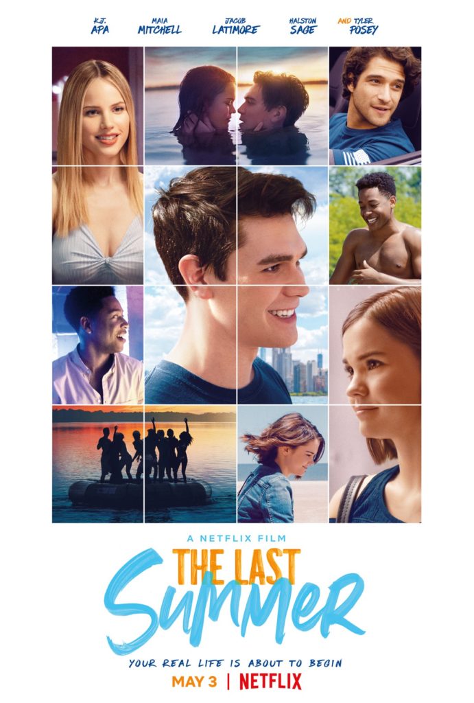 The Last Summer on Netflix starring Tyler Posey, AJ Kapa, and Maia Mitchell.