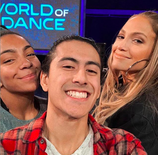 Jennifer Lopez,  Charlize Glass, Julian DeGuzman, World of Dance,