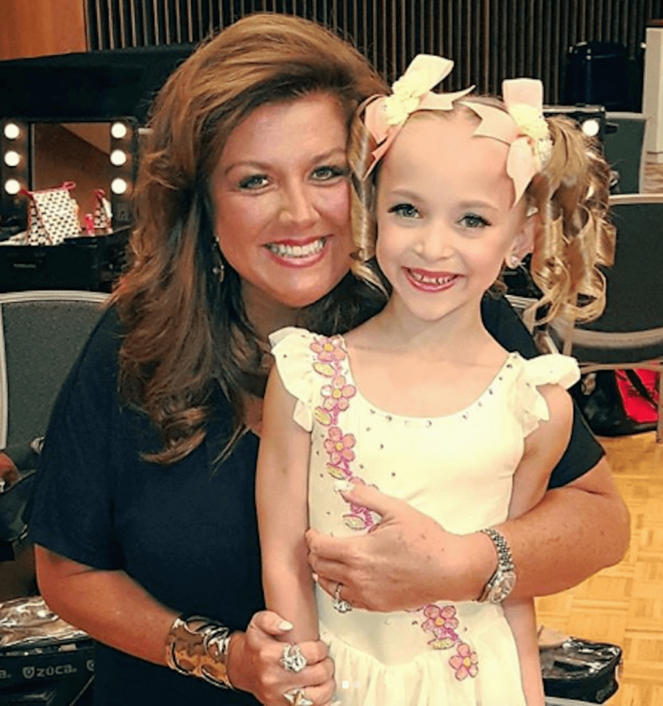 Lilliana Ketchman and Abby Lee Miller