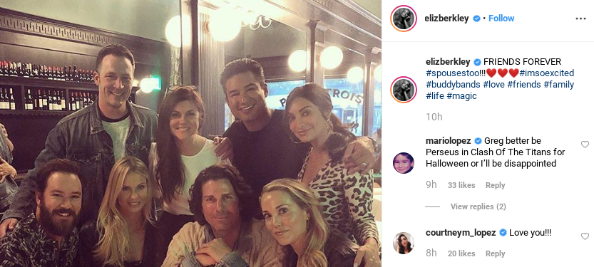 Mario Lopez and SBTB cast get together for dinner