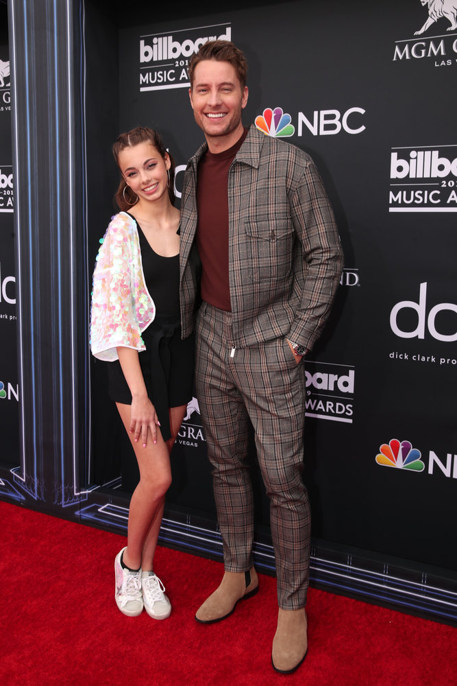 Billboard Music Awards Justin Hartley and Daughter 2019