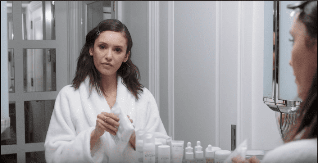 Nina Dobrev skincare routine