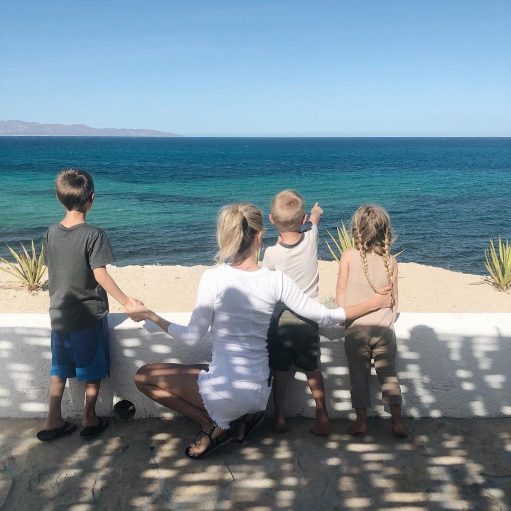 Kristin Cavallari with children in Mexico 2019