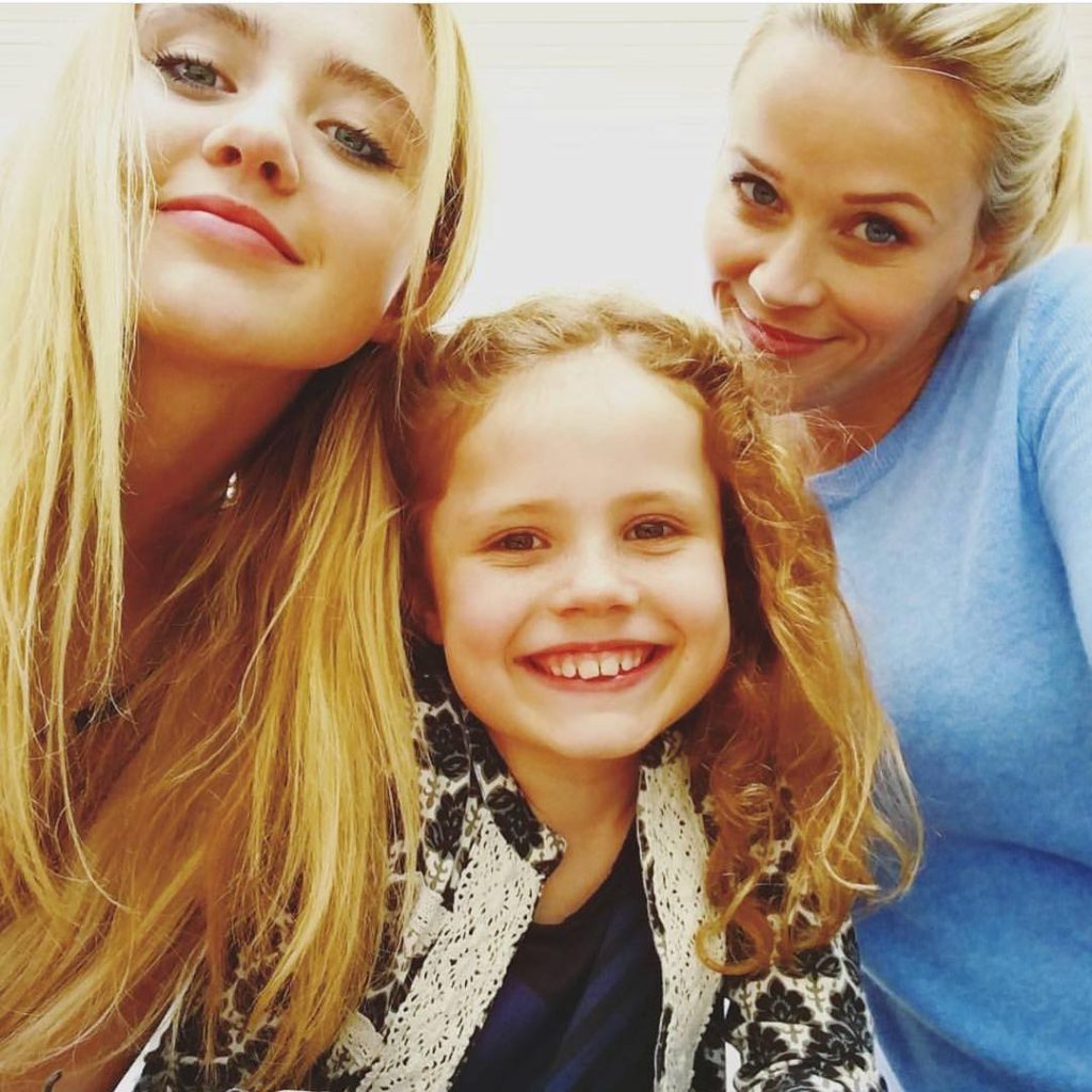 Darby Camp, Kathryn Newton, and Reese Witherspoon,