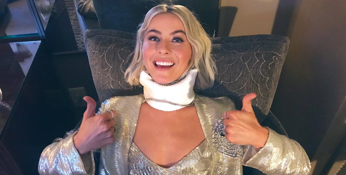 Julianne Hough in Neck Brace Following Paula Abduls BMA Performance