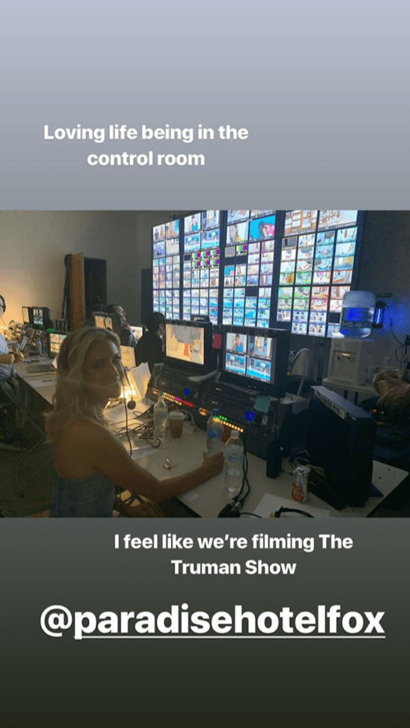 Kristin Cavallari in the Paradise Hotel Control Room
