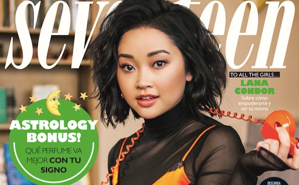 Lana Condor on Seventeen Mexico Cover