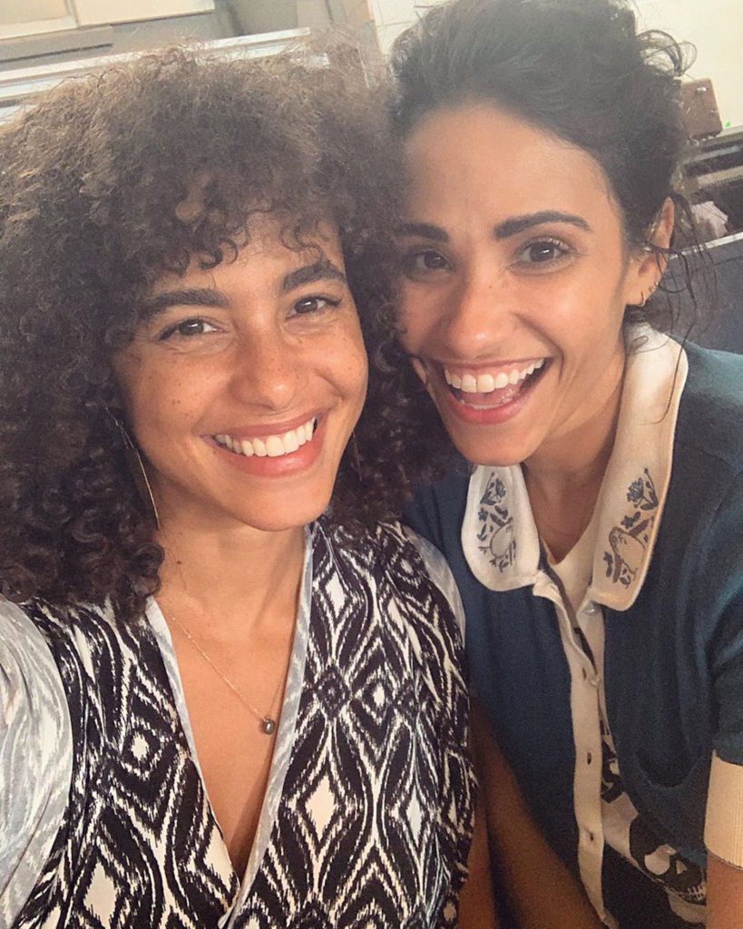 Tiffany Smith with Parisa Fitz-Henley