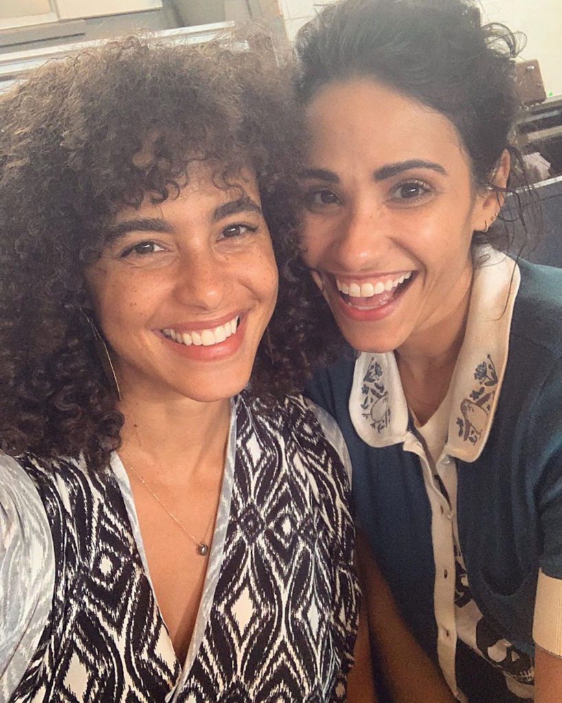 Tiffany Smith with Parisa Fitz-Henley 